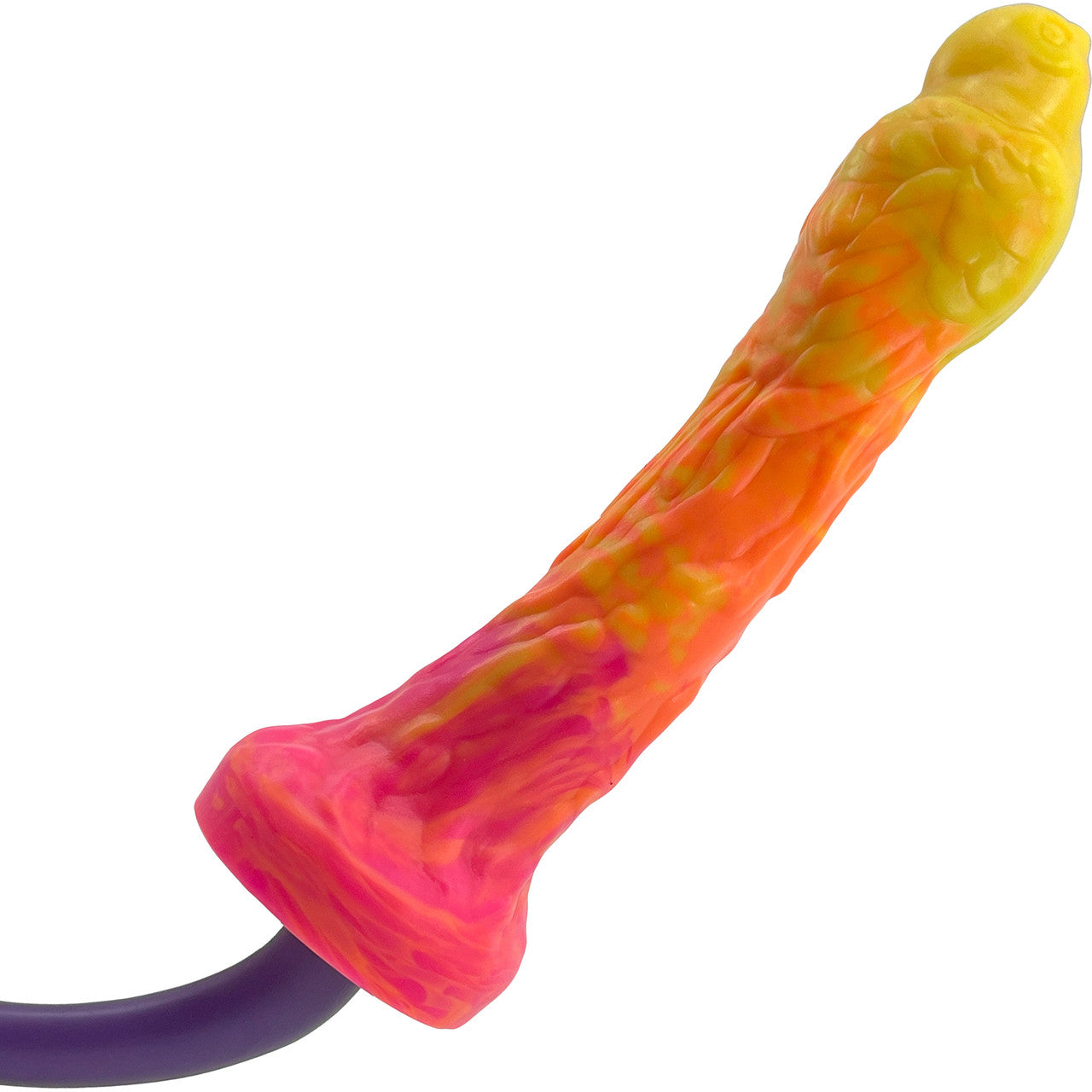 Silc Touch Ergonomic Vac-U-Lock Dildo Handle By Silc Arts - Medium, Purple