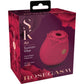 Secret Kisses Rosegasm Rechargeable Clitoral Pressure Wave Stimulator - Red