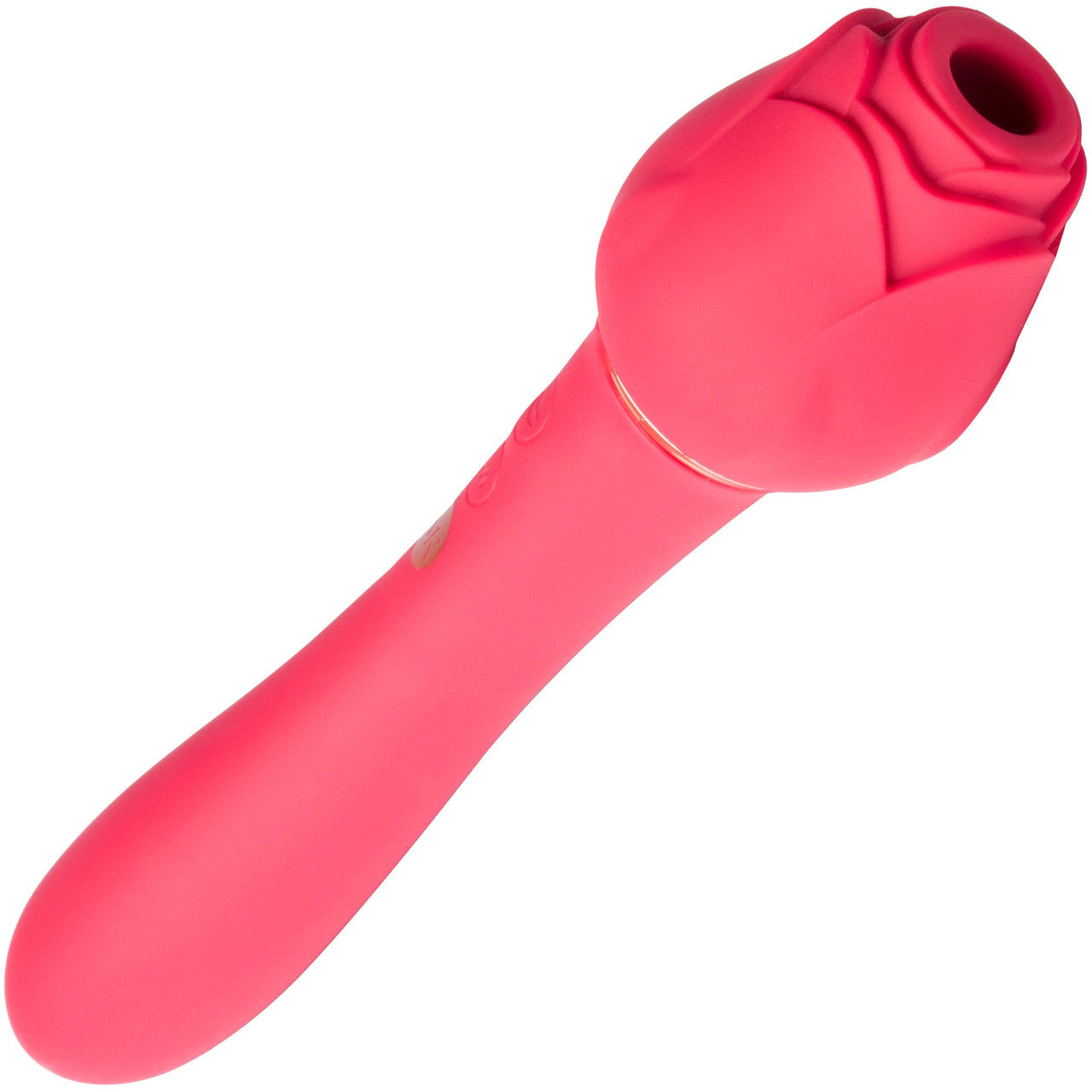 Secret Kisses Rosegasm Twosome Rechargeable Silicone Double Ended Rose Vibrator