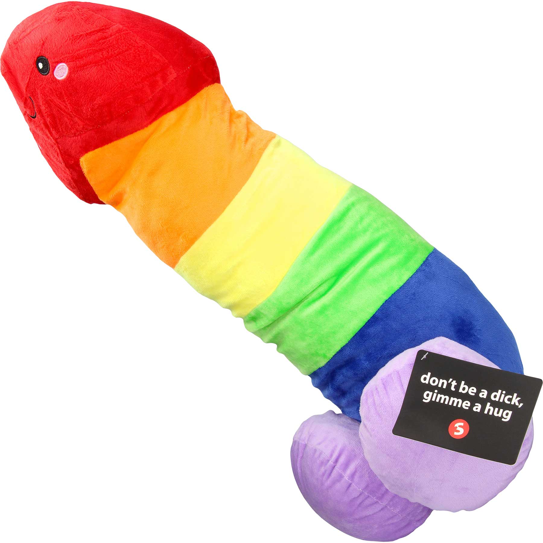 Penis Stuffy Plushie - Rainbow