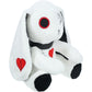 Rabbit Cross Eye Plushie - White