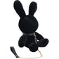 Rabbit Bondage Leash Plushie - Black