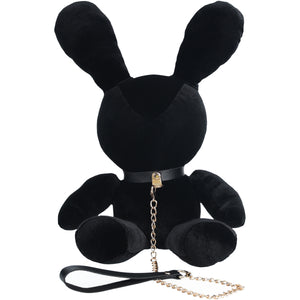 Rabbit Bondage Leash Plushie - Black