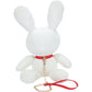 Rabbit Bondage Leash Plushie - White