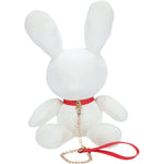 Rabbit Bondage Leash Plushie - White