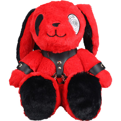 Bondage Bunny Circle Eye Backpack - Red