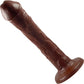 Slim VixSkin Realistic Silicone Dildo By Vixen - Chocolate