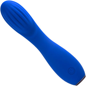 Selopa Sapphire G Rechargeable Waterproof Silicone G-Spot Vibrator - Blue