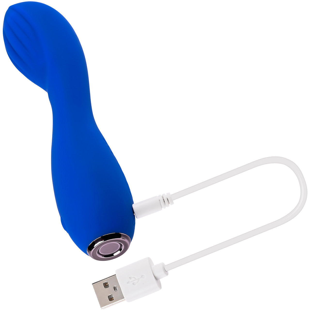 Selopa Sapphire G Rechargeable Waterproof Silicone G-Spot Vibrator - Blue