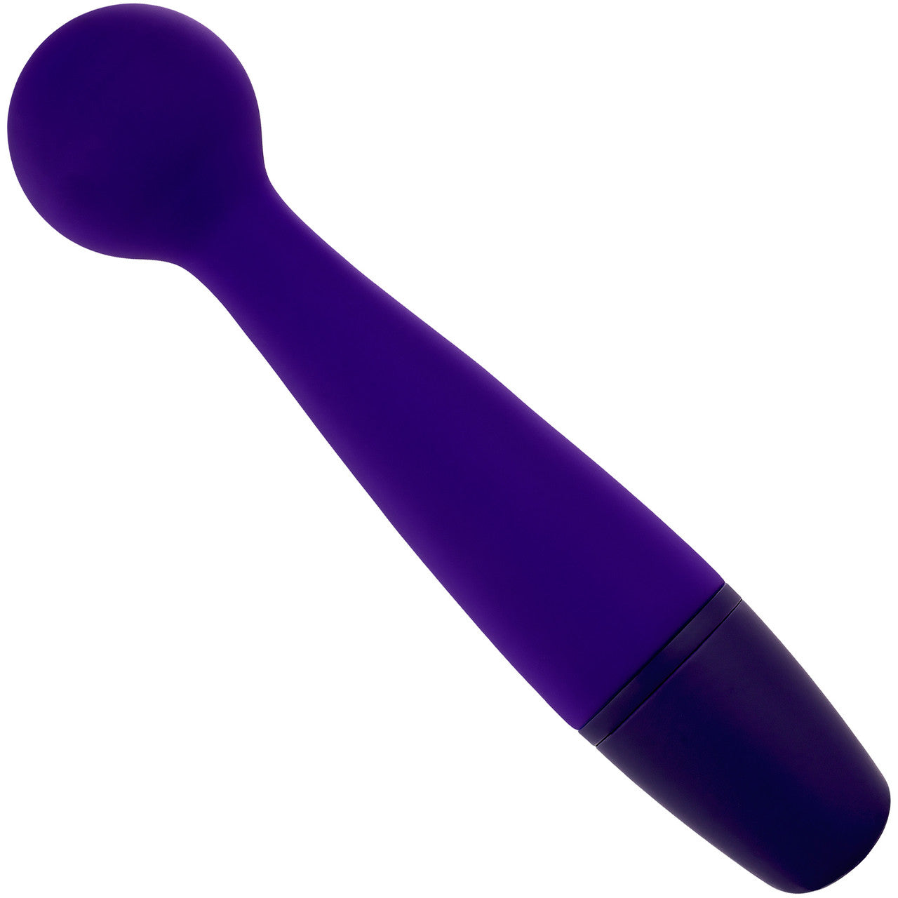 Selopa Gumball Rechargeable Waterproof Silicone Wand Style Vibrator - Purple