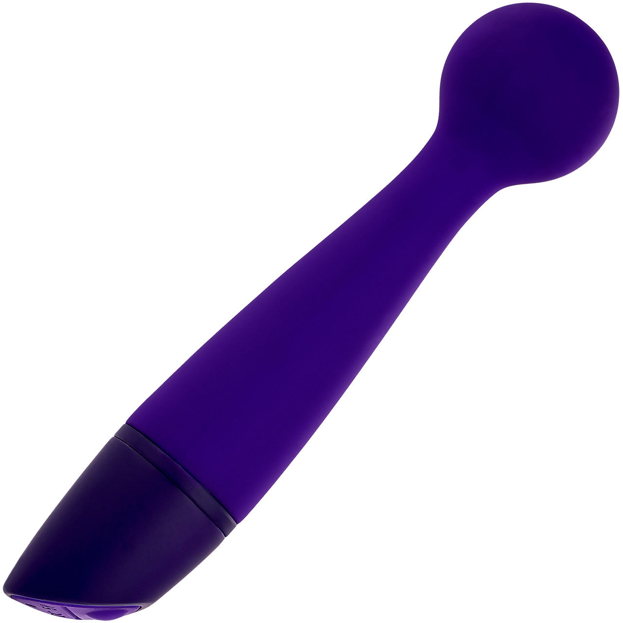 Selopa Gumball Rechargeable Waterproof Silicone Wand Style Vibrator - Purple