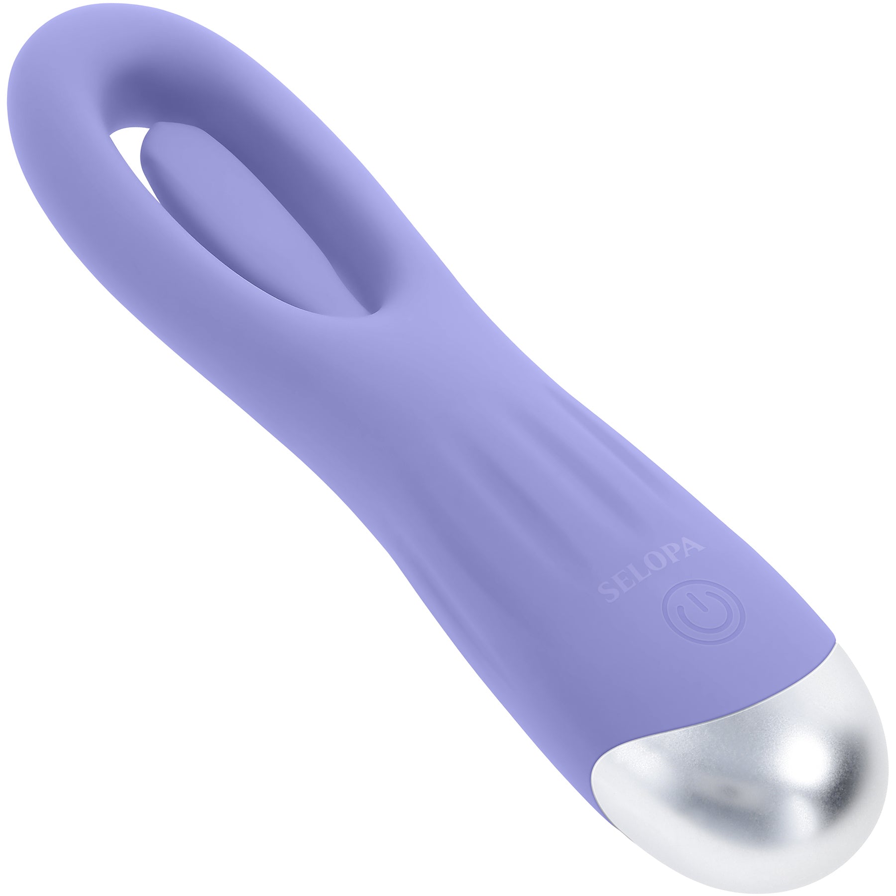 Selopa In A Flap Rechargeable Silicone Vibrator With Suspended Flapper