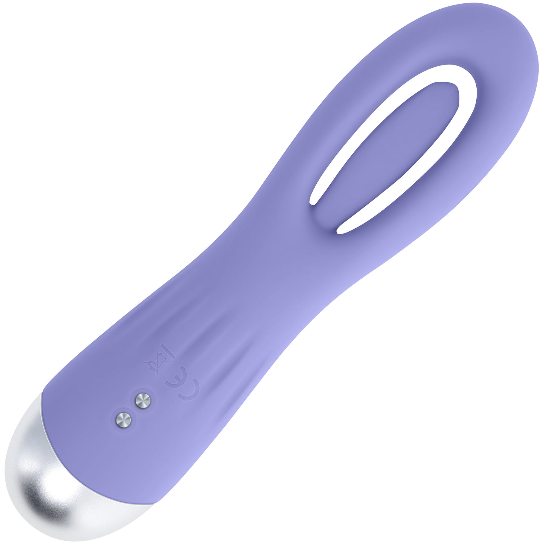 Selopa In A Flap Rechargeable Silicone Vibrator With Suspended Flapper