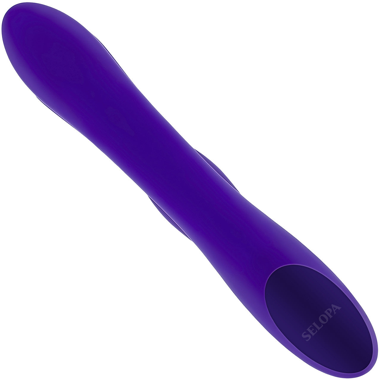 Selopa Poseable Bunny Rechargeable Waterproof Silicone Rabbit Style Vibrator - Purple