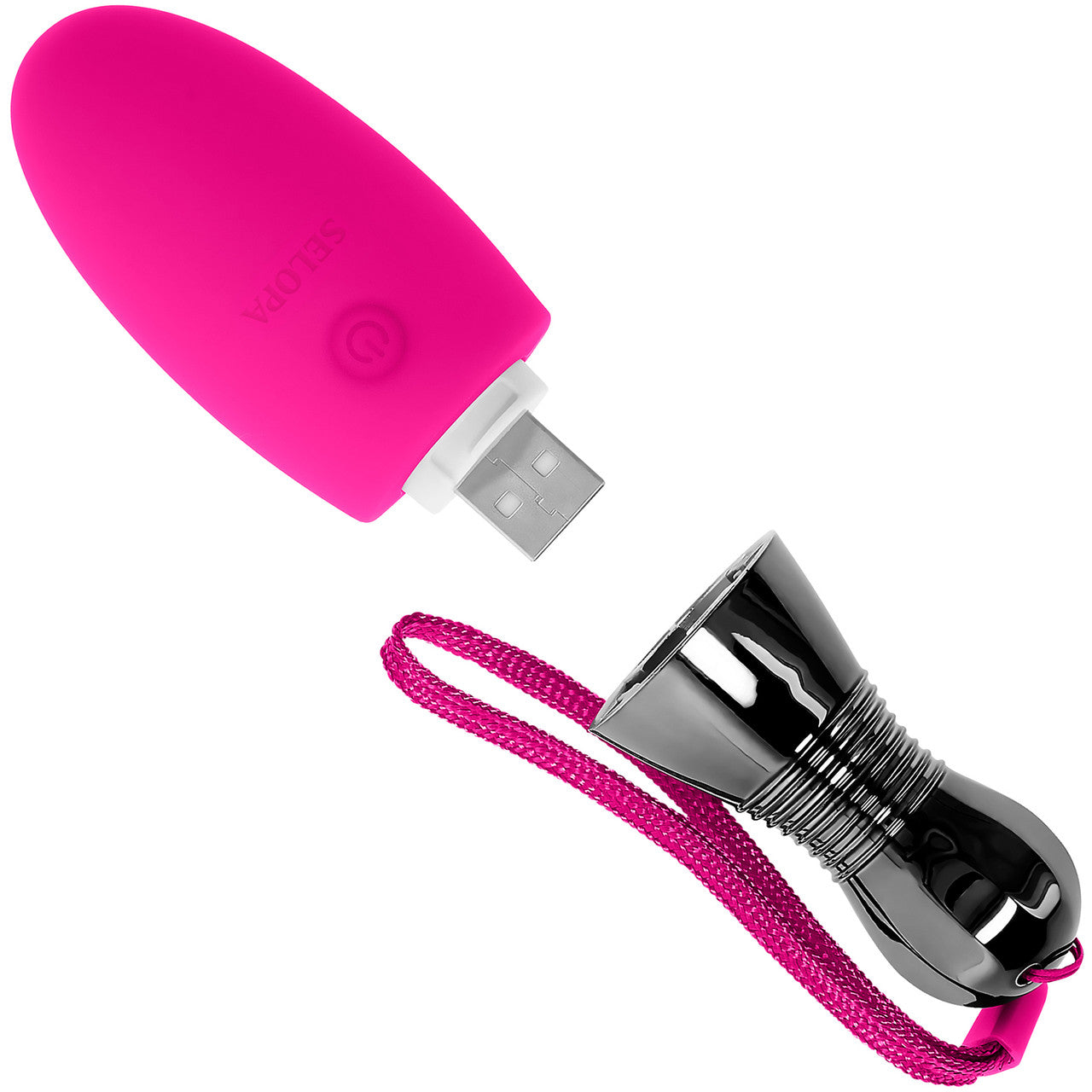 Selopa Companion Silicone Rechargeable Vibrating Egg - Pink Selopa Companion Silicone Rechargeable Vibrating Egg - Pink
