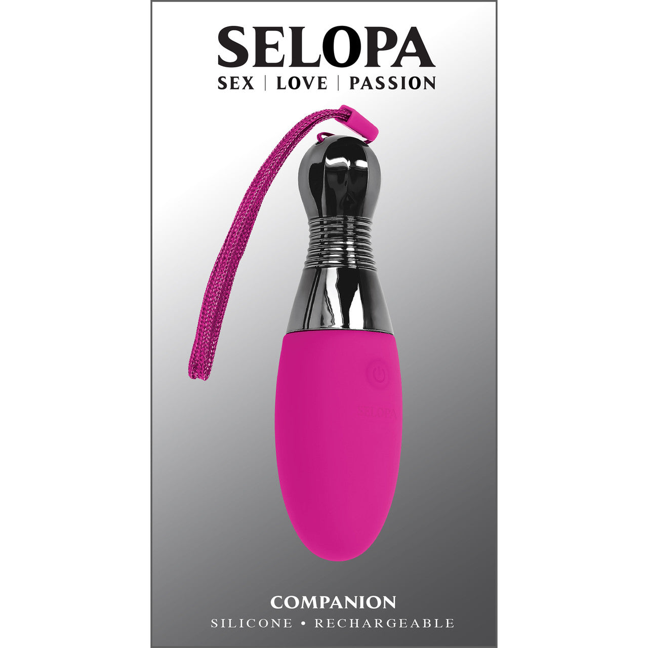 Selopa Companion Rechargeable Silicone Vibrating Egg - Pink