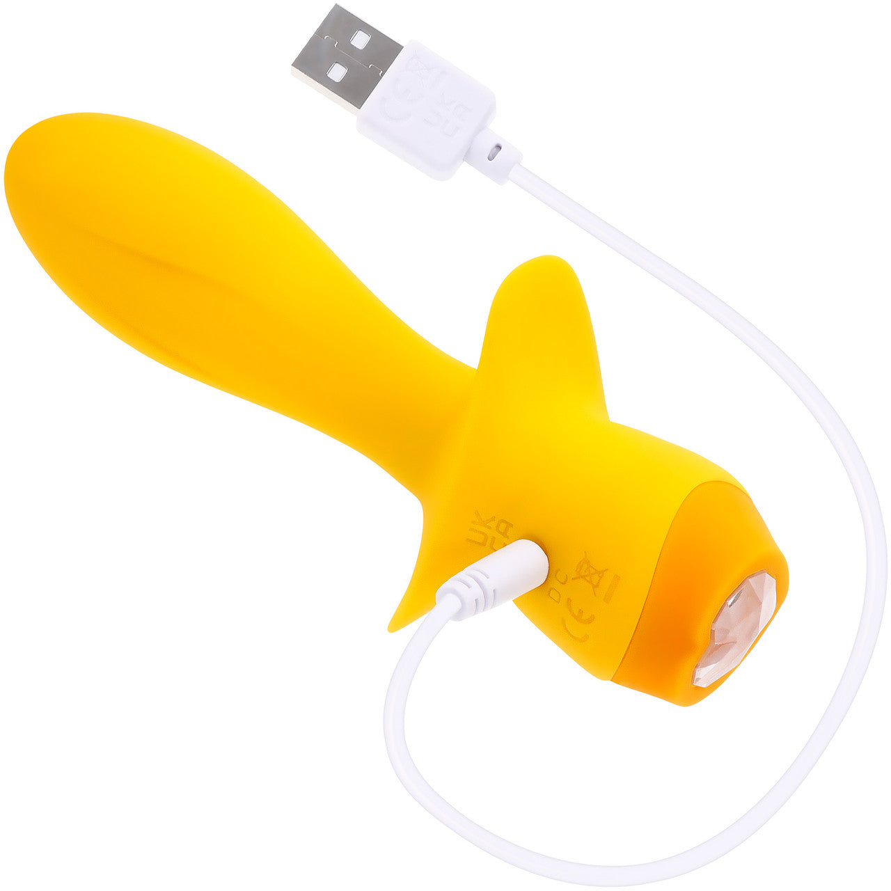 Selopa Mellow Yellow Rechargeable Waterproof Silicone Vibrating Butt Plug