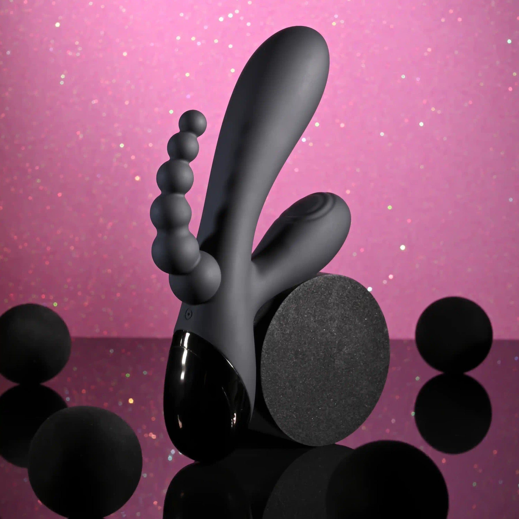 Selopa Triple Aces Rechargeable Silicone Triple Rabbit Vibrator