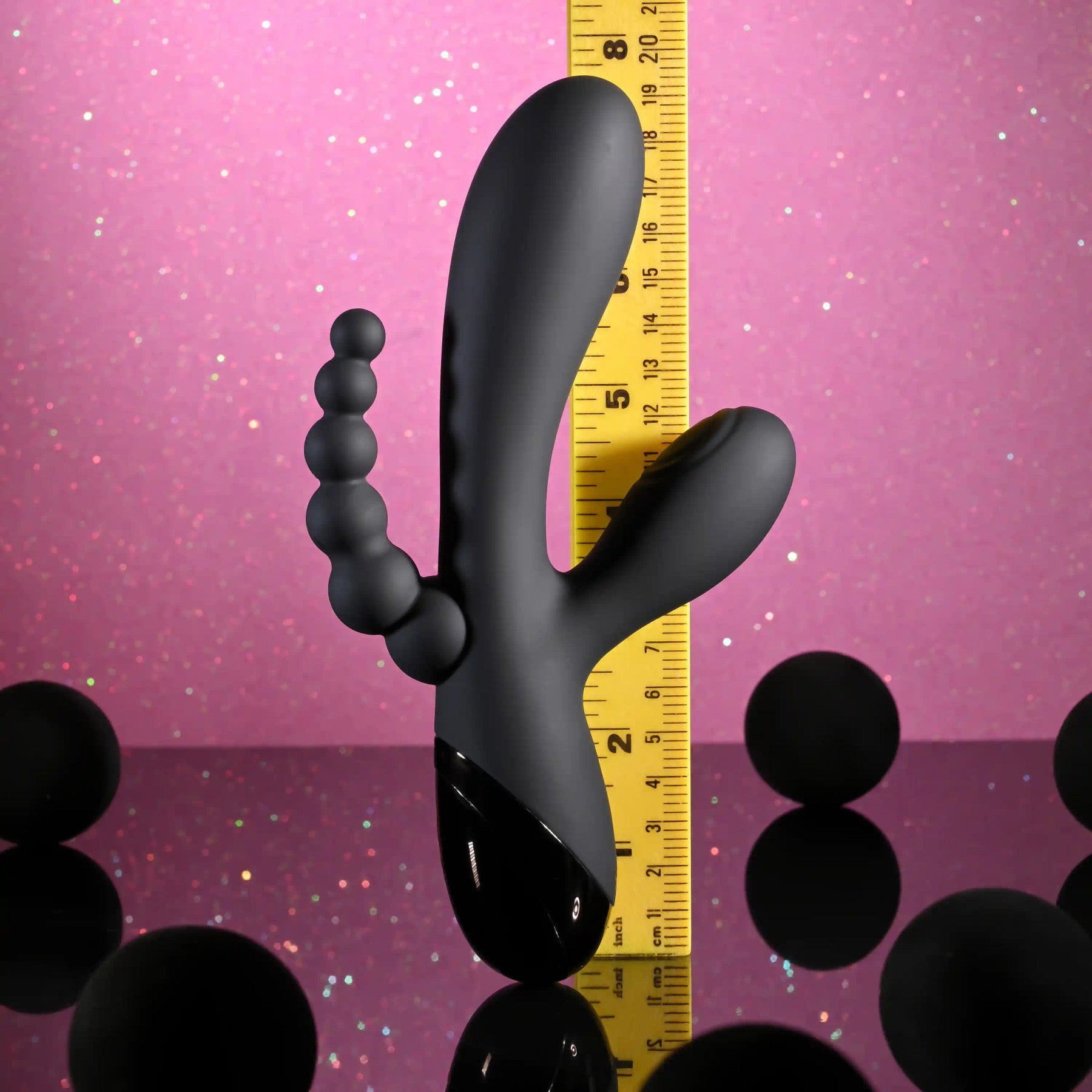 Selopa Triple Aces Rechargeable Silicone Triple Rabbit Vibrator