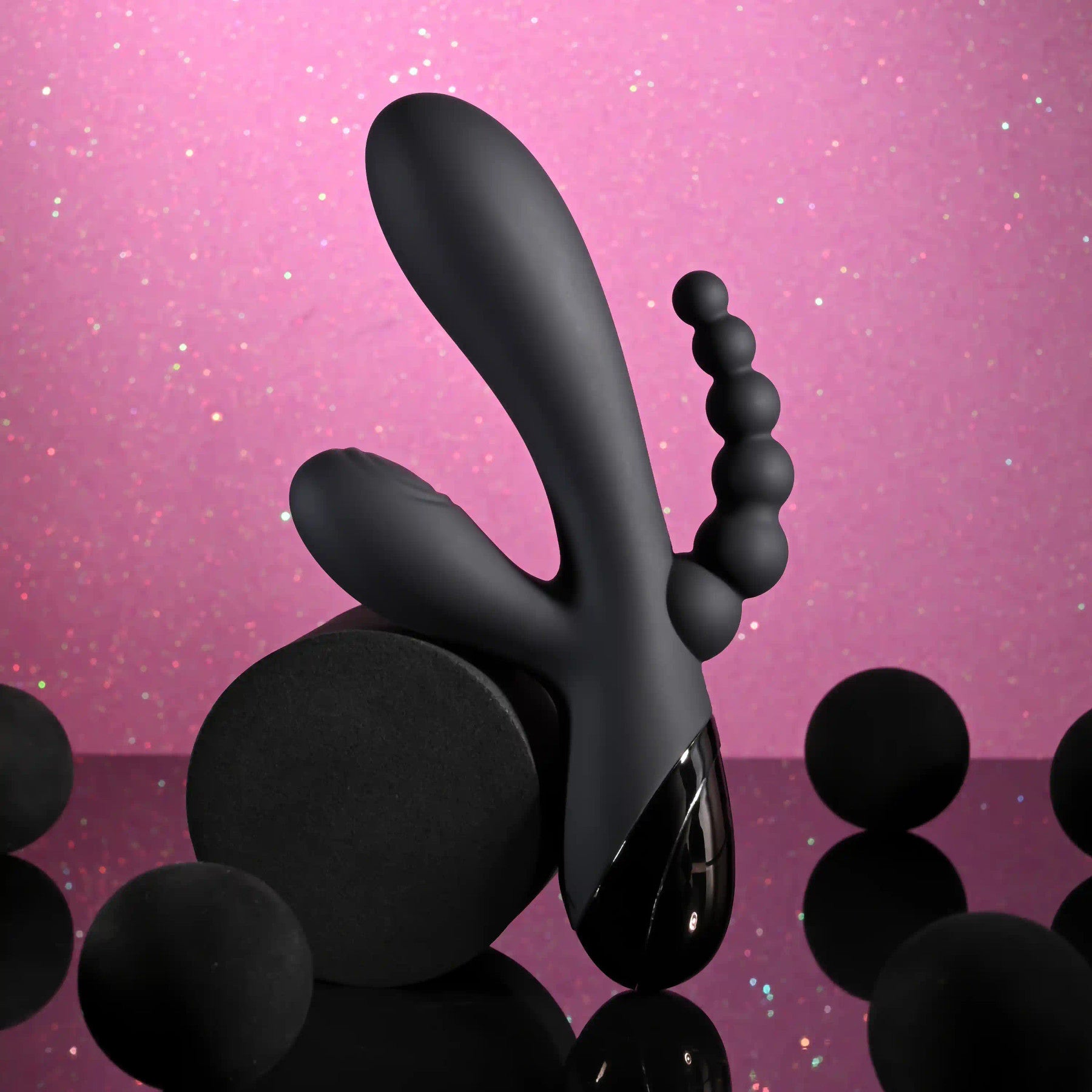 Selopa Triple Aces Rechargeable Silicone Triple Rabbit Vibrator