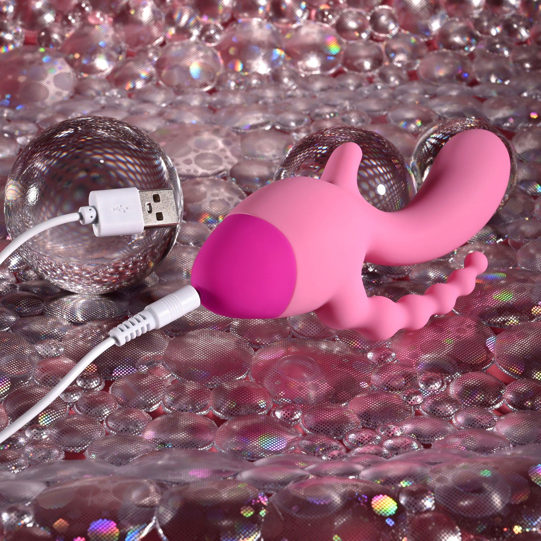 Selopa Game On Triple Stimulation Silicone Vibrator