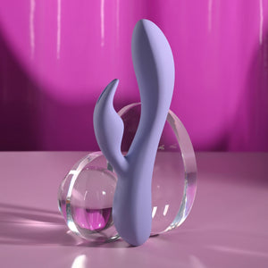 Selopa Purple Craze Rechargeable Silicone Rabbit Vibrator