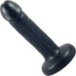 Small Realistic Bent Silicone Dildo By Vixen - Black