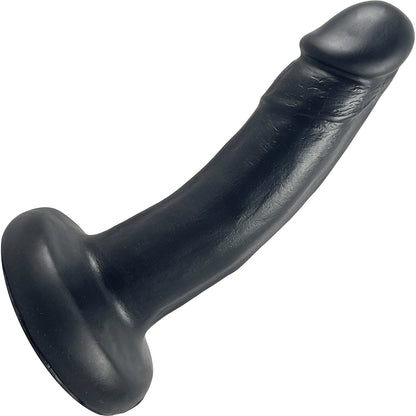 Small Realistic Bent Silicone Dildo By Vixen - Black