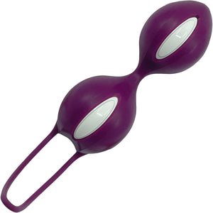 Fun Factory SmartBalls Duo Silicone Kegel Balls - Grape