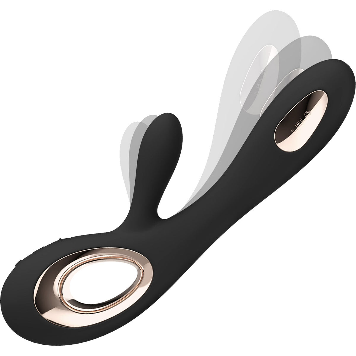 LELO SORAYA Wave™ Rechargeable Silicone Dual Stimulation G-Spot Vibrator - Black