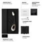 LELO SORAYA Wave™ Rechargeable Silicone Dual Stimulation G-Spot Vibrator - Black