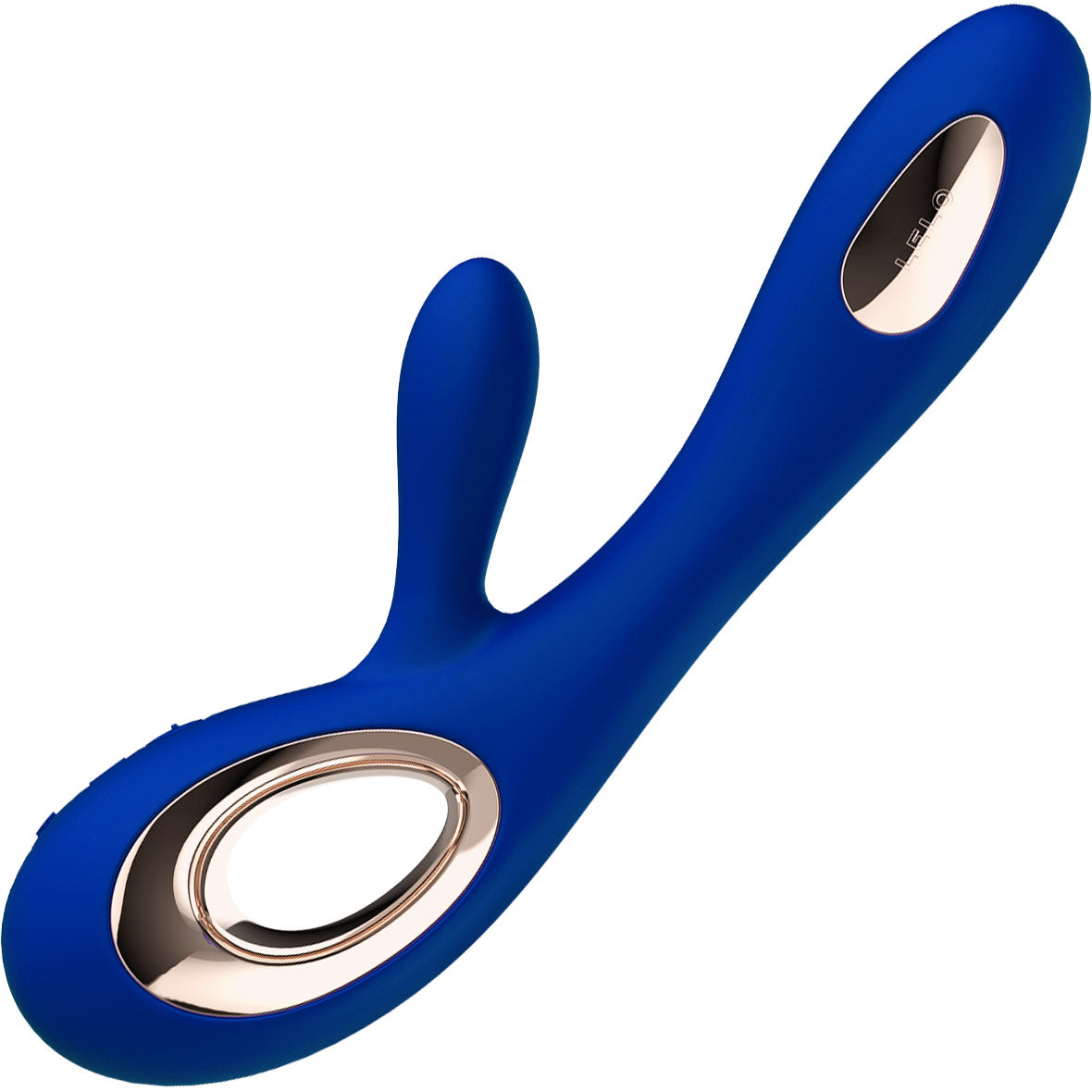 LELO SORAYA Wave™ Rechargeable Silicone Dual Stimulation G-Spot Vibrator - Midnight Blue
