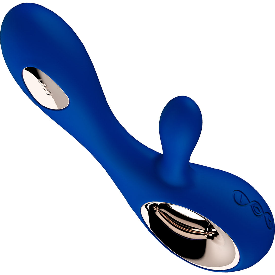 LELO SORAYA Wave™ Rechargeable Silicone Dual Stimulation G-Spot Vibrator - Midnight Blue