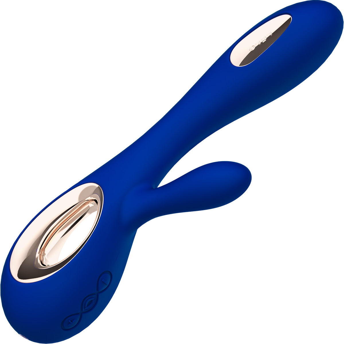 LELO SORAYA Wave™ Rechargeable Silicone Dual Stimulation G-Spot Vibrator - Midnight Blue