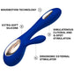 LELO SORAYA Wave™ Rechargeable Silicone Dual Stimulation G-Spot Vibrator - Midnight Blue