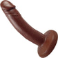 Spur Vixskin Realistic Silicone Dildo By Vixen - Chocolate