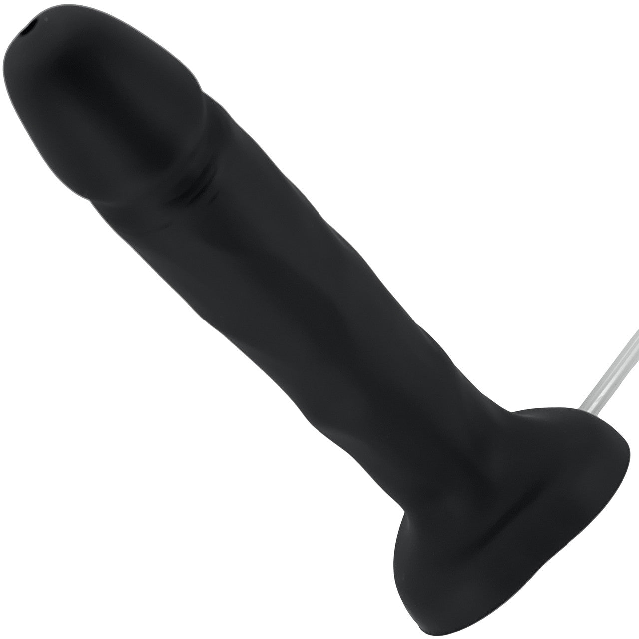 Strap-on-Me Squirting Harness Compatible Realistic Silicone Dildo - X-Large, Black