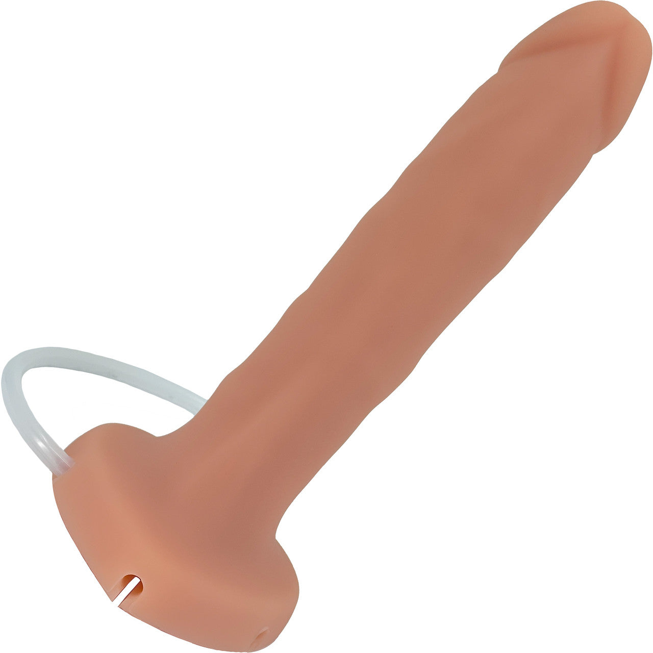 Strap-on-Me Squirting Harness Compatible Realistic Silicone Dildo - Large, Vanilla