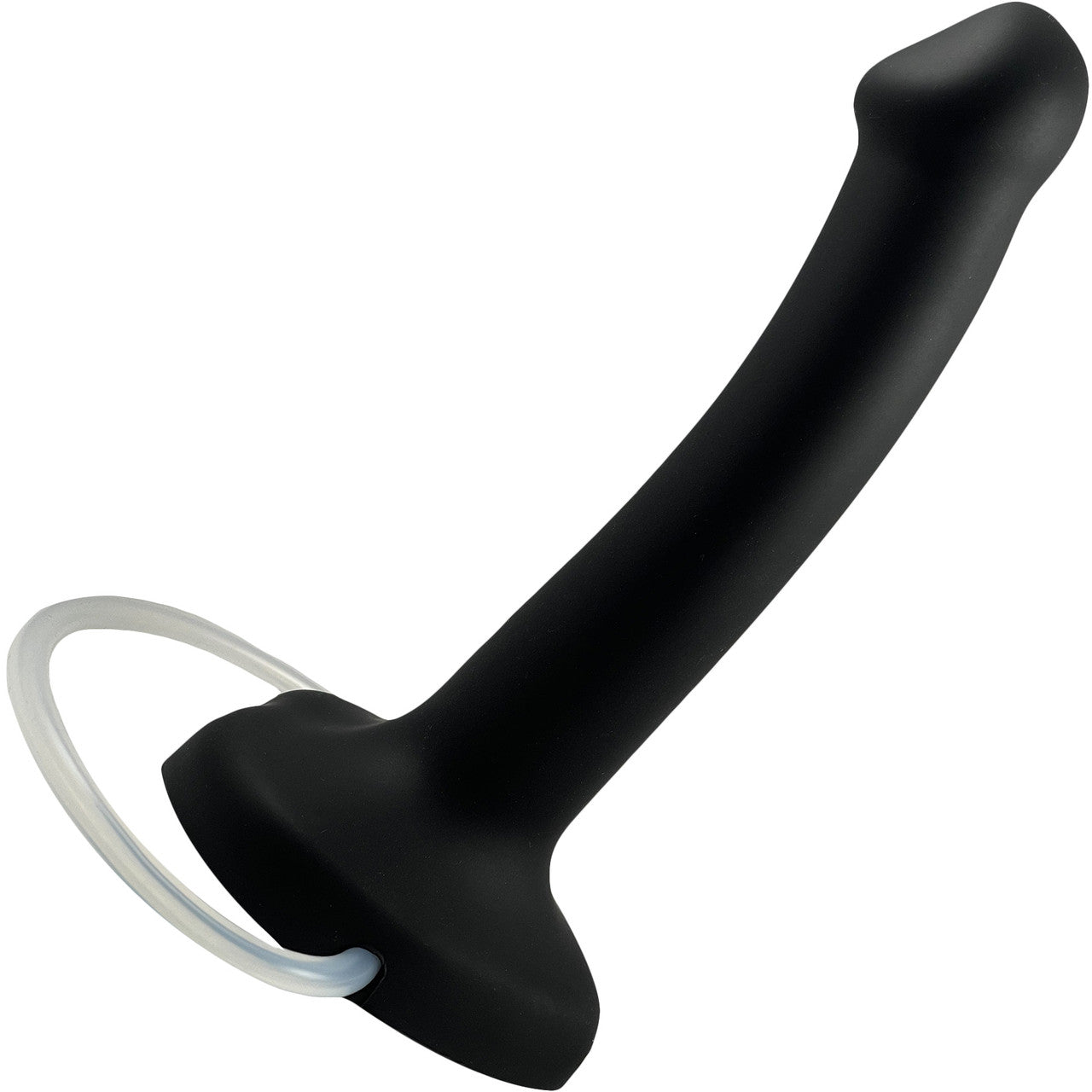 Strap-on-Me Squirting Harness Compatible Silicone Dildo - Small, Black