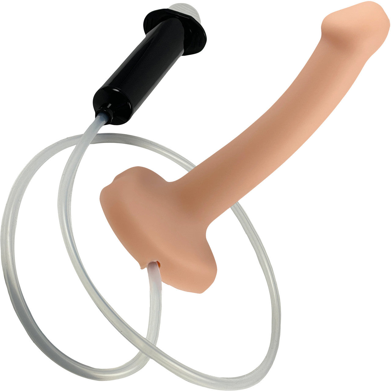 Strap-on-Me Squirting Harness Compatible Silicone Dildo - Small, Vanilla