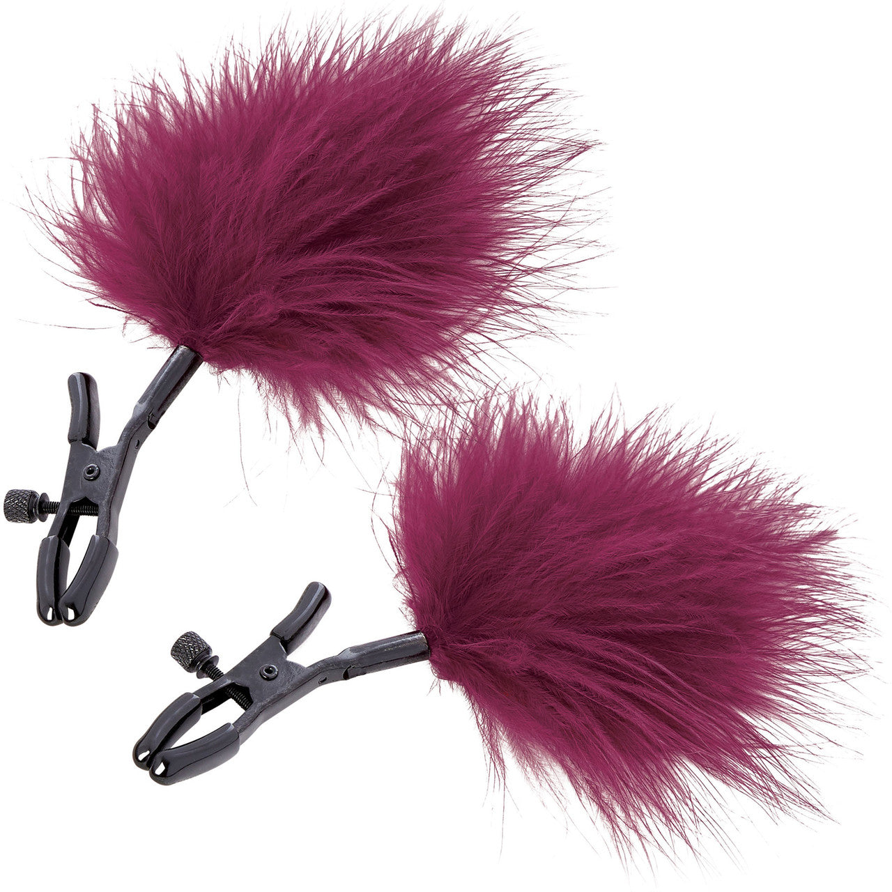 Sex & Mischief Enchanted Feather Nipple Clamps by Sportsheets