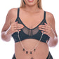 Sex & Mischief Brat Charmed Nipple Clamps By Sportsheets - Rose Gold & Black