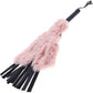 Sex & Mischief Brat Faux Fur Flogger By Sportsheets - Pink & Black