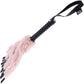 Sex & Mischief Brat Faux Fur Flogger By Sportsheets - Pink & Black