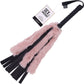 Sex & Mischief Brat Faux Fur Flogger By Sportsheets - Pink & Black