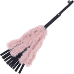 Sex & Mischief Brat Faux Fur Flogger By Sportsheets - Pink & Black