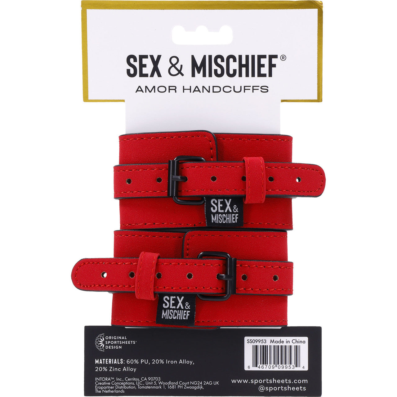 Sex & Mischief Amor Handcuffs By Sportsheets