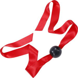 Sex & Mischief Amor Satin Ball Gag By Sportsheets