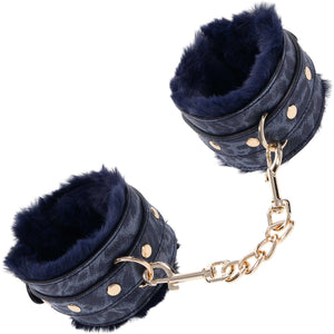 Sex & Mischief Cougar Fur Lined Handcuffs By Sportsheets