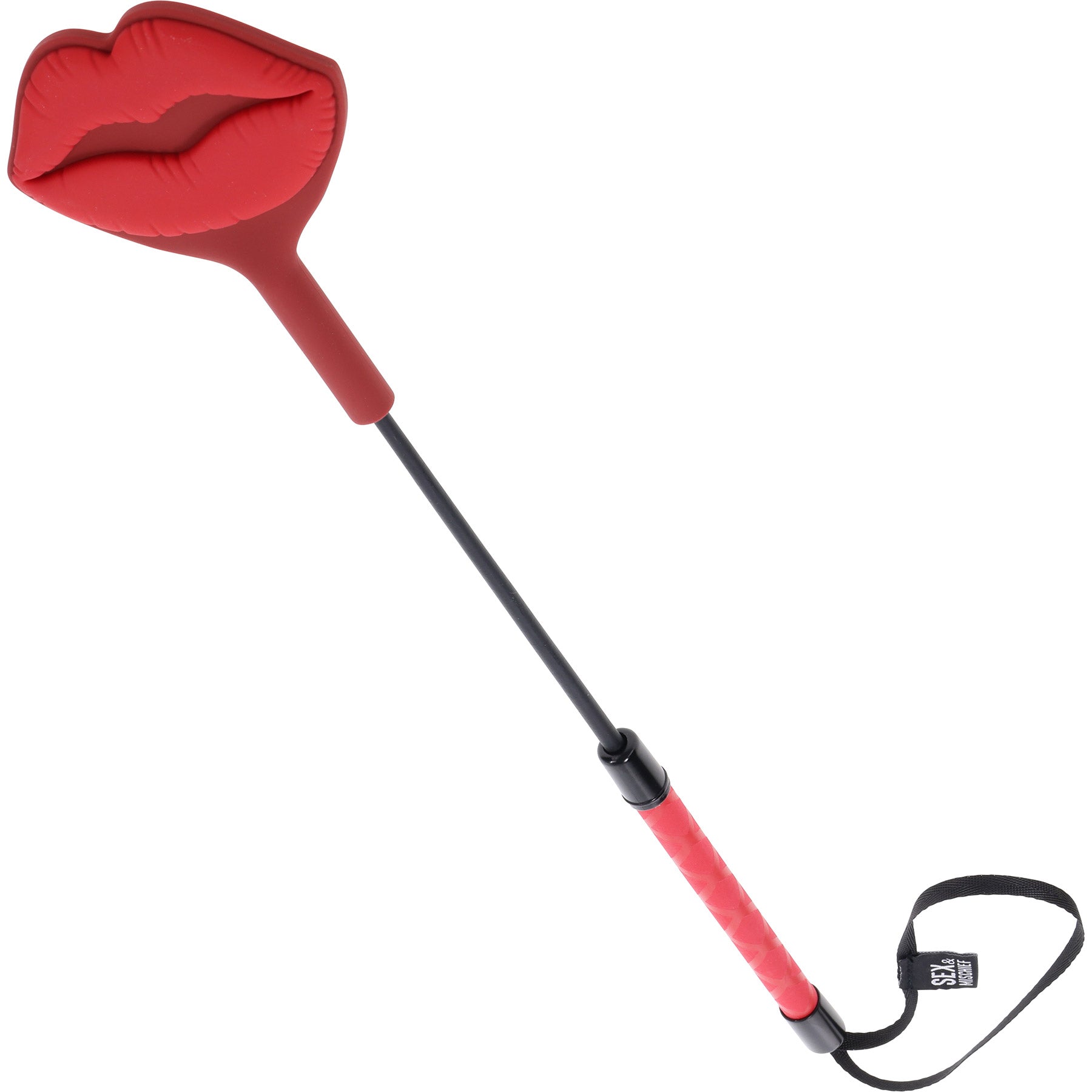 Sex &amp; Mischief Ex's &amp; Oh's Kiss Silicone Crop By Sportsheets